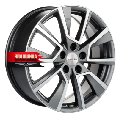Диск литой KHOMEN WHEELS KHW1802 7J18 PCD5*108 ET33 DIA60,1 GRAY-FP (WHS519557)