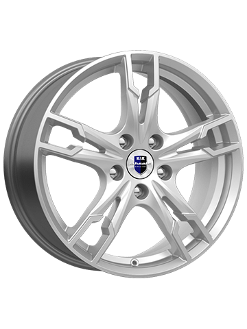 Диск литой K&K СОЛАР 7J17 PCD5*114,3 ET45 DIA67,1 сильвер SK (25036)