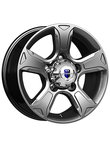 Диск литой K&K АТЛАНТ 7J16 PCD5*139,7 ET35 DIA98 дарк платинум (18552)