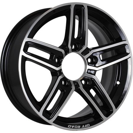 Диск литой K&K ДОН 6,5J16 PCD5*139,7 ET40 DIA98 ALMAZ BLACK (7067497)