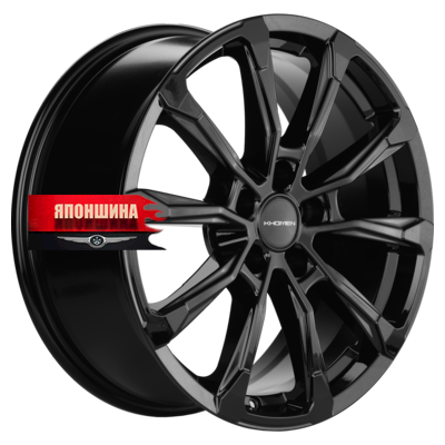 Диск литой KHOMEN WHEELS KHW1808 7,5J18 PCD5*114,3 ET45 DIA67,1 BLACK (WHS522634)