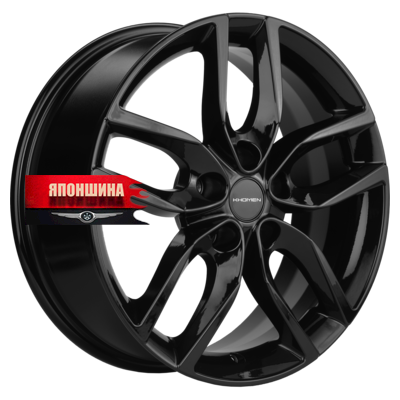 Диск литой KHOMEN WHEELS KHW1708 6,5J17 PCD5*114,3 ET37 DIA66,5 BLACK (WHS525293)