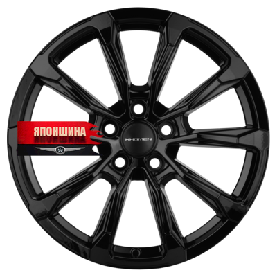 Диск литой KHOMEN WHEELS KHW1808 7,5J18 PCD5*108 ET47 DIA60,1 BLACK (WHS528705)