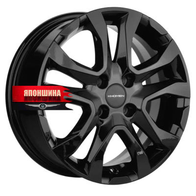 Диск литой KHOMEN WHEELS KHW1503 6J15 PCD4*98 ET36 DIA58,5 BLACK (WHS507836)