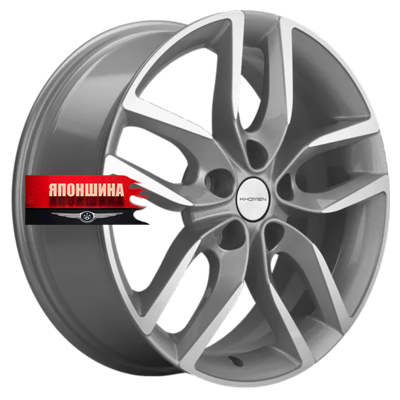 Диск литой KHOMEN WHEELS KHW1708 6,5J17 PCD5*114,3 ET40 DIA64,1 F-SILVER-FP (WHS516551)