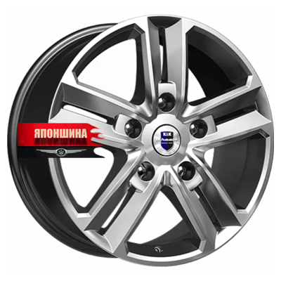Диск литой K&K BACKFIRE 8J18 PCD5*114,3 ET40 DIA67,1 ДАРК ПЛАТИНУМ (WHS503024)