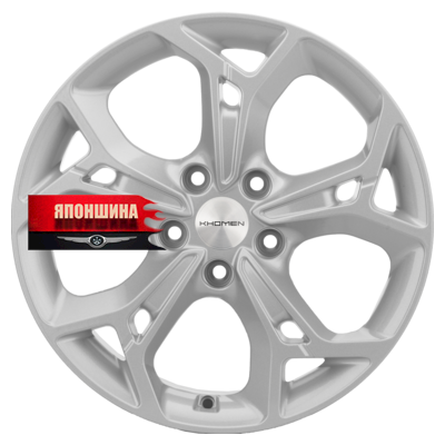 Диск литой KHOMEN WHEELS KHW1702 7J17 PCD5*112 ET40 DIA57,1 F-SILVER (WHS498493)