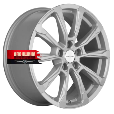 Диск литой KHOMEN WHEELS KHW1808 7,5J18 PCD5*108 ET40 DIA54,1 F-SILVER (WHS516872)
