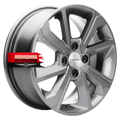 Диск литой KHOMEN WHEELS KHW1501 6J15 PCD4*98 ET36 DIA58,6 GRAY (WHS503513)