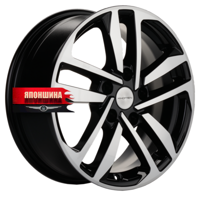 Диск литой KHOMEN WHEELS KHW1612 6,5J16 PCD5*114,3 ET45 DIA60,1 BLACK-FP (WHS501925)