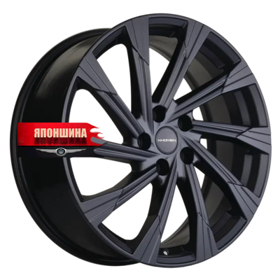 Диск литой KHOMEN WHEELS KHW1901 7,5J19 PCD5*108 ET36 DIA65,1 BLACK MATT (WHS516870)