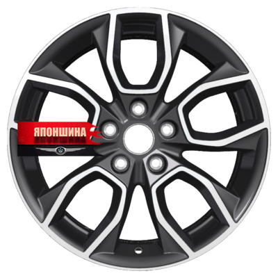 Диск литой KHOMEN WHEELS KHW1713 7J17 PCD5*114,3 ET53 DIA67,1 BLACK-FP (WHS525903)
