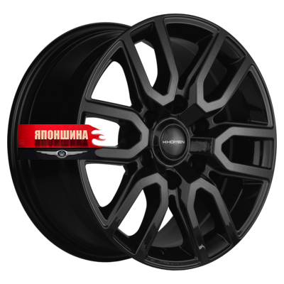 Диск литой KHOMEN WHEELS KHW1723 8J17 PCD6*139,7 ET25 DIA106,1 BLACK (WHS522630)
