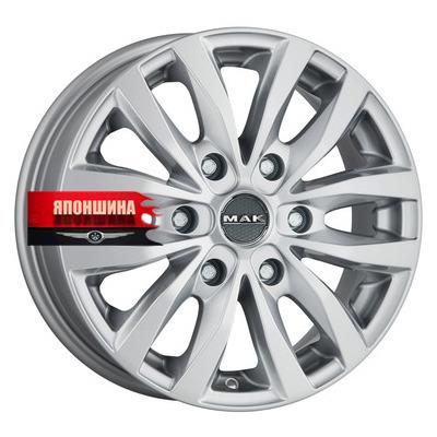 Диск литой MAK LOAD 5 6,5J16 PCD5*120 ET50 DIA65,1 SILVER (WHS522220)