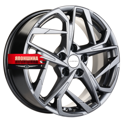 Диск литой KHOMEN WHEELS KHW1716 7J17 PCD5*110 ET40 DIA67,1 GRAY (WHS522118)
