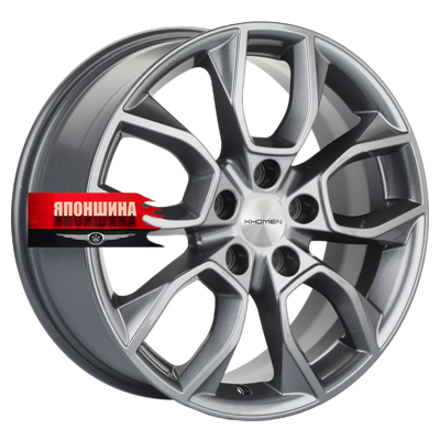 Диск литой KHOMEN WHEELS KHW1713 7J17 PCD5*114,3 ET47 DIA67,1 GRAY (WHS497998)