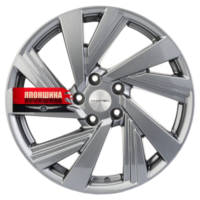 Диск литой KHOMEN WHEELS KHW1801 7,5J18 PCD5*114,3 ET50 DIA66,1 GRAY (WHS497918)