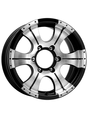 Диск литой K&K БАЙКОНУР 7J15 PCD6*139,7 ET20 DIA110,1 алмаз черный (22360)