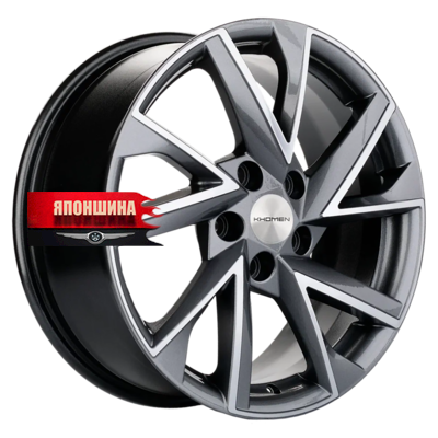 Диск литой KHOMEN WHEELS KHW1714 7J17 PCD5*108 ET40 DIA60,1 GRAY-FP (WHS506420)
