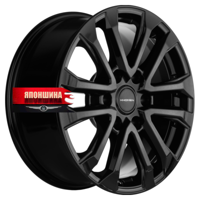 Диск литой KHOMEN WHEELS KHW1805 7,5J18 PCD6*139,7 ET38 DIA67,1 BLACK (WHS509469)