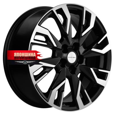 Диск литой KHOMEN WHEELS KHW1809 7J18 PCD5*108 ET33 DIA60,1 BLACK-FP (WHS531447)