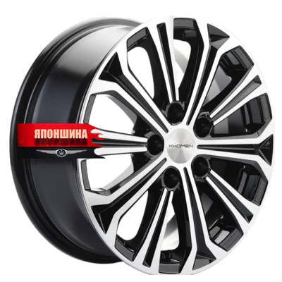 Диск литой KHOMEN WHEELS KHW1610 6,5J16 PCD5*115 ET41 DIA70,2 BLACK-FP (WHS498663)