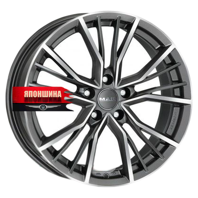 Диск литой MAK UNION 9,5J21 PCD5*112 ET25 DIA66,45 GUNMETAL MIRROR FACE (WHS517845)