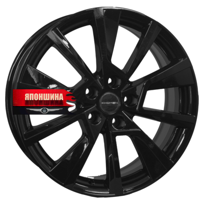 Диск литой KHOMEN WHEELS KHW1802 7J18 PCD5*114,3 ET37 DIA66,5 BLACK (WHS509814)