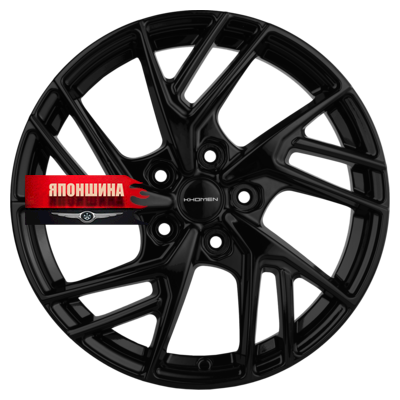 Диск литой KHOMEN WHEELS KHW1722 6,5J17 PCD5*114,3 ET45 DIA67,1 BLACK (WHS530195)
