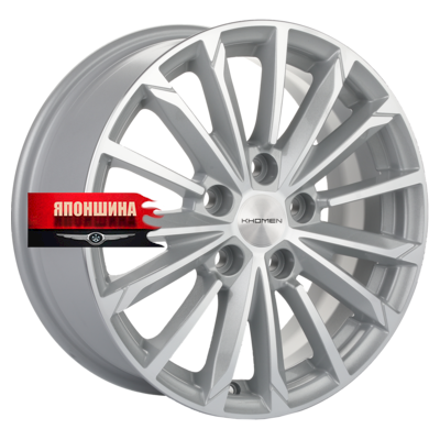 Диск литой KHOMEN WHEELS KHW1611 6,5J16 PCD5*108 ET50 DIA63,3 F-SILVER (WHS498418)