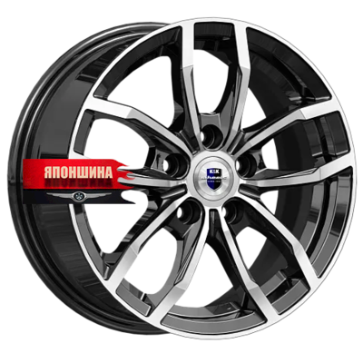 Диск литой K&K ФРОСТ 6,5J15 PCD5*100 ET38 DIA57,1 АЛМАЗ ЧЕРНЫЙ (WHS521039)