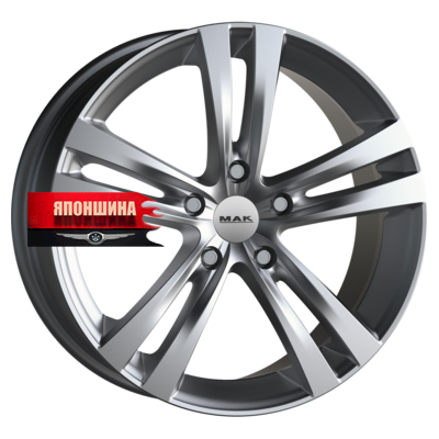 Диск литой MAK ZENITH 7J16 PCD5*120 ET44 DIA72,6 LIGHT TITAN (WHS531334)