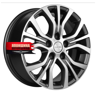 Диск литой KHOMEN WHEELS KHW1608 6,5J16 PCD5*120 ET51 DIA65,1 GRAY-FP (WHS508261)