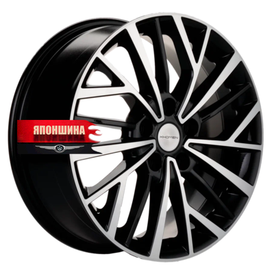 Диск литой KHOMEN WHEELS KHW1717 7J17 PCD5*110 ET40 DIA67,1 BLACK-FP (WHS519568)