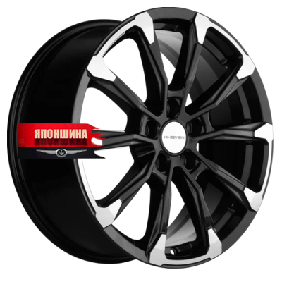 Диск литой KHOMEN WHEELS KHW1808 7,5J18 PCD5*114,3 ET35 DIA60,1 BLACK-FP (WHS509473)