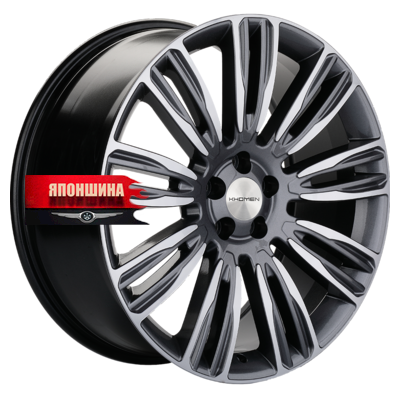 Диск литой KHOMEN WHEELS KHW2004 8,5J20 PCD5*108 ET45 DIA63,4 GRAY-FP (WHS500580)