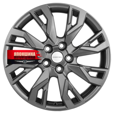 Диск литой KHOMEN WHEELS KHW1809 7J18 PCD5*108 ET33 DIA60,1 GRAY (WHS532652)