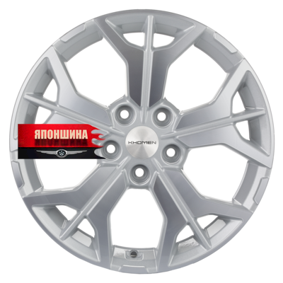 Диск литой KHOMEN WHEELS KHW1715 7J17 PCD5*112 ET40 DIA57,1 F-SILVER-FP (WHS498289)