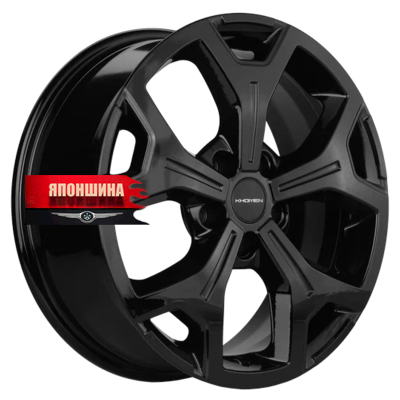 Диск литой KHOMEN WHEELS KHW1710 6,5J17 PCD5*108 ET33 DIA60,1 BLACK (WHS507334)