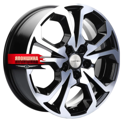 Диск литой KHOMEN WHEELS KHW1711 6,5J17 PCD5*108 ET33 DIA60,1 BLACK-FP (WHS507189)