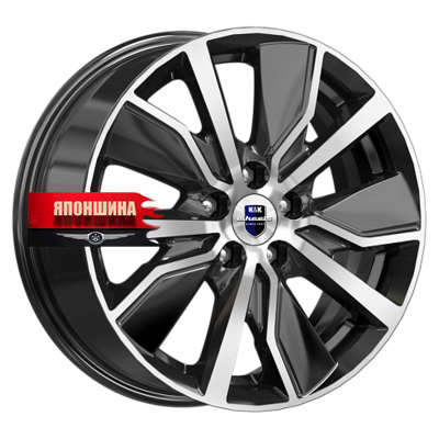 Диск литой K&K ГАМБИТ 6,5J16 PCD5*108 ET50 DIA63,35 АЛМАЗ ЧЕРНЫЙ (WHS511599)