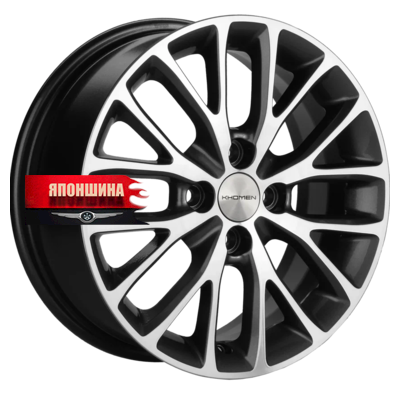 Диск литой KHOMEN WHEELS KHW1506 6J15 PCD4*100 ET46 DIA54,1 GRAY-FP (WHS507236)