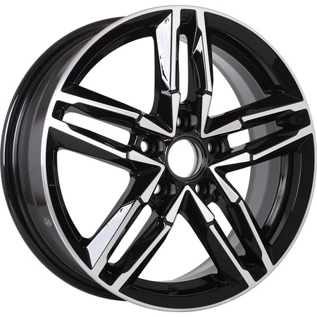 Диск литой K&K SAYAN 6J16 PCD5*100 ET38 DIA57,1 ALMAZ BLACK (7125069)