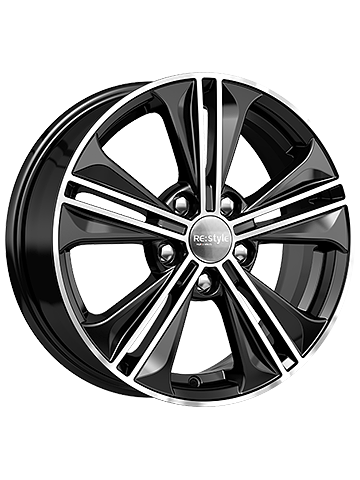 Диск литой K&K КС778 6J16 PCD5*112 ET48 DIA57,1 алмаз черный (20802)