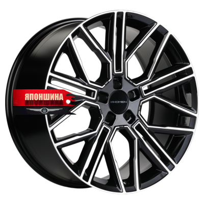 Диск литой KHOMEN WHEELS KHW2101 9,5J21 PCD5*114,3 ET30 DIA66,1 BLACK-FP (WHS524439)