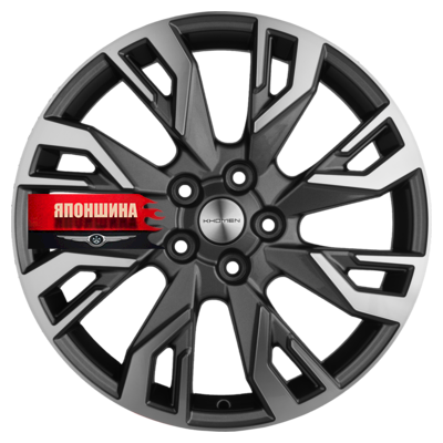 Диск литой KHOMEN WHEELS KHW1809 7J18 PCD5*110 ET35 DIA67,1 GRAY-FP (WHS529255)