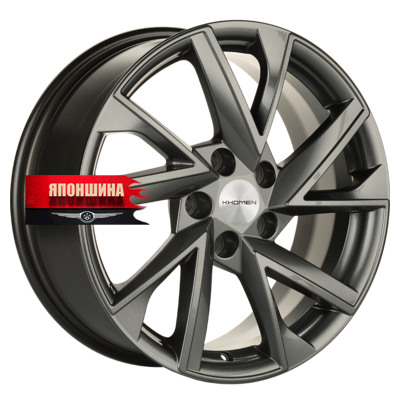 Диск литой KHOMEN WHEELS KHW1714 7J17 PCD5*114,3 ET45 DIA60,1 GRAY (WHS497968)