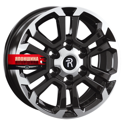 Диск литой REPLAY MI168 7J16 PCD6*139,7 ET38 DIA67,1 BKF (WHS531638)