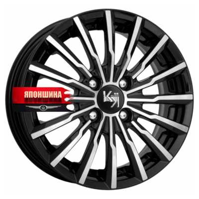 Диск литой K&K АКЦЕНТ-ОРИГИНАЛ 7J17 PCD4*100 ET43 DIA60,1 АЛМАЗ ЧЕРНЫЙ (WHS507978)