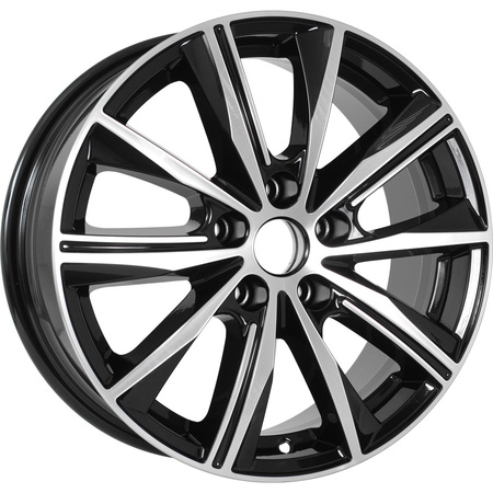 Диск литой K&K АРНАР 7J17 PCD5*108 ET43 DIA67,1 ALMAZ BLACK (7256021)